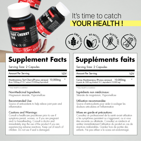 Inno Nutrition Tart Cherry 10X 120 Capsules | Vitashop