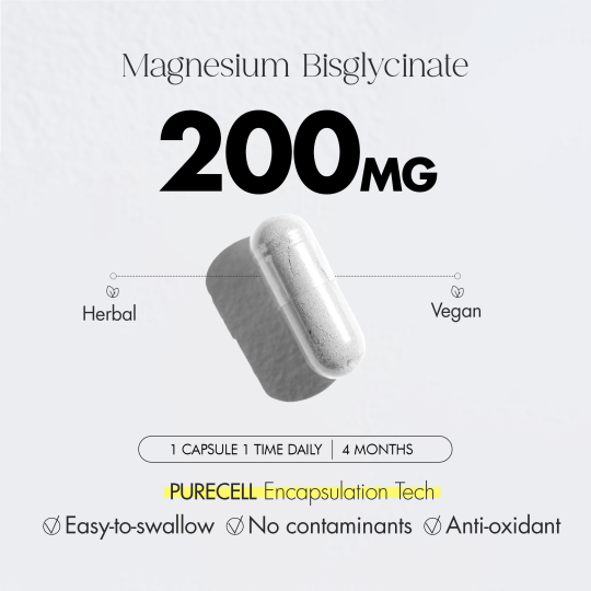 Magnésium Bisglycinate 200mg 120Capsules