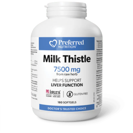 Preferred Nutrition Lait Thistle 7500 mg Softgels