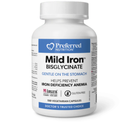 Preferred Nutrition Bisglycinate de fer en gélules 28 mg