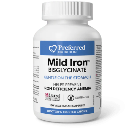 Preferred Nutrition Bisglycinate de fer en gélules 28 mg