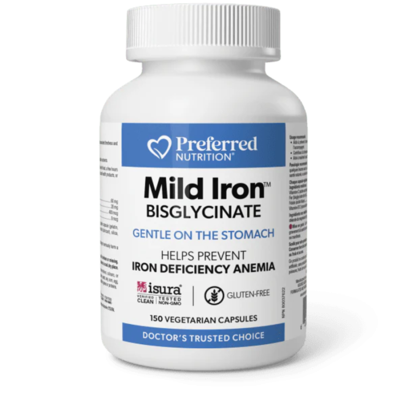 Preferred Nutrition Iron Bisglycinate 28 mg Capsules