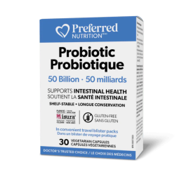 Preferred Nutrition Capsules de Billion Probiotique 50