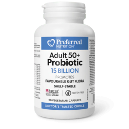 Preferred Nutrition 성인 50 + Probiotic 15 억 캡슐