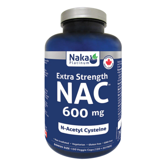 Naka Platinum Nutri Nac 600 mg 150 Vegi Capsules | Unbeatable Prices, Daily Deals | VITASHOP