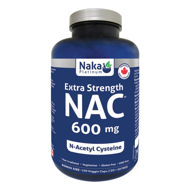 Naka Platinum Nutri Nac 600 mg 150 Vegi Capsules | Unbeatable Prices, Daily Deals | VITASHOP