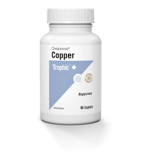 Trophic Vitamins Copper Chelazome 2 mg 90 Caplets | Unbeatable Prices, Daily Deals | VITASHOP