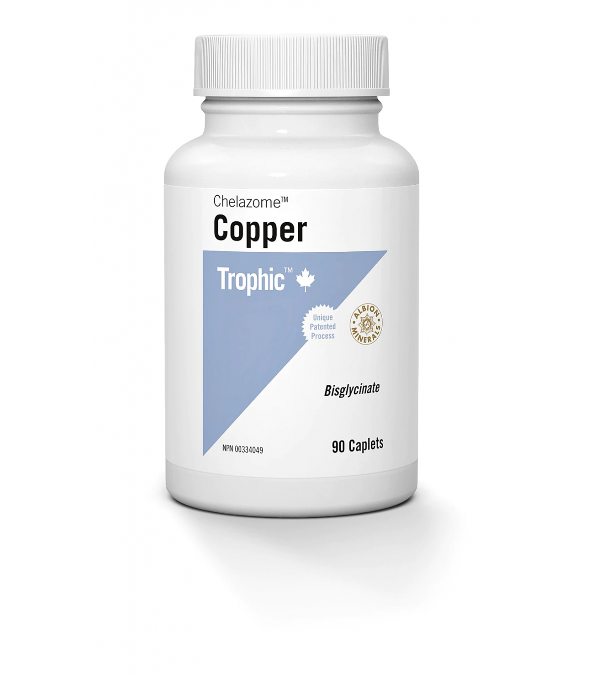 Trophic Vitamins Copper Chelazome 2 mg 90 Caplets | Unbeatable Prices, Daily Deals | VITASHOP
