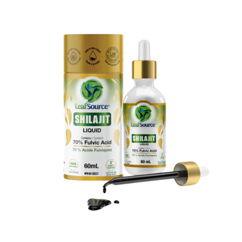 리프 소스 Shilajit 액체 60ml 70 % Fulvic 산 (80 인분) 리프 소스 (60mL) | 매일 업데이트되는 특가 상품 | VITASHOP