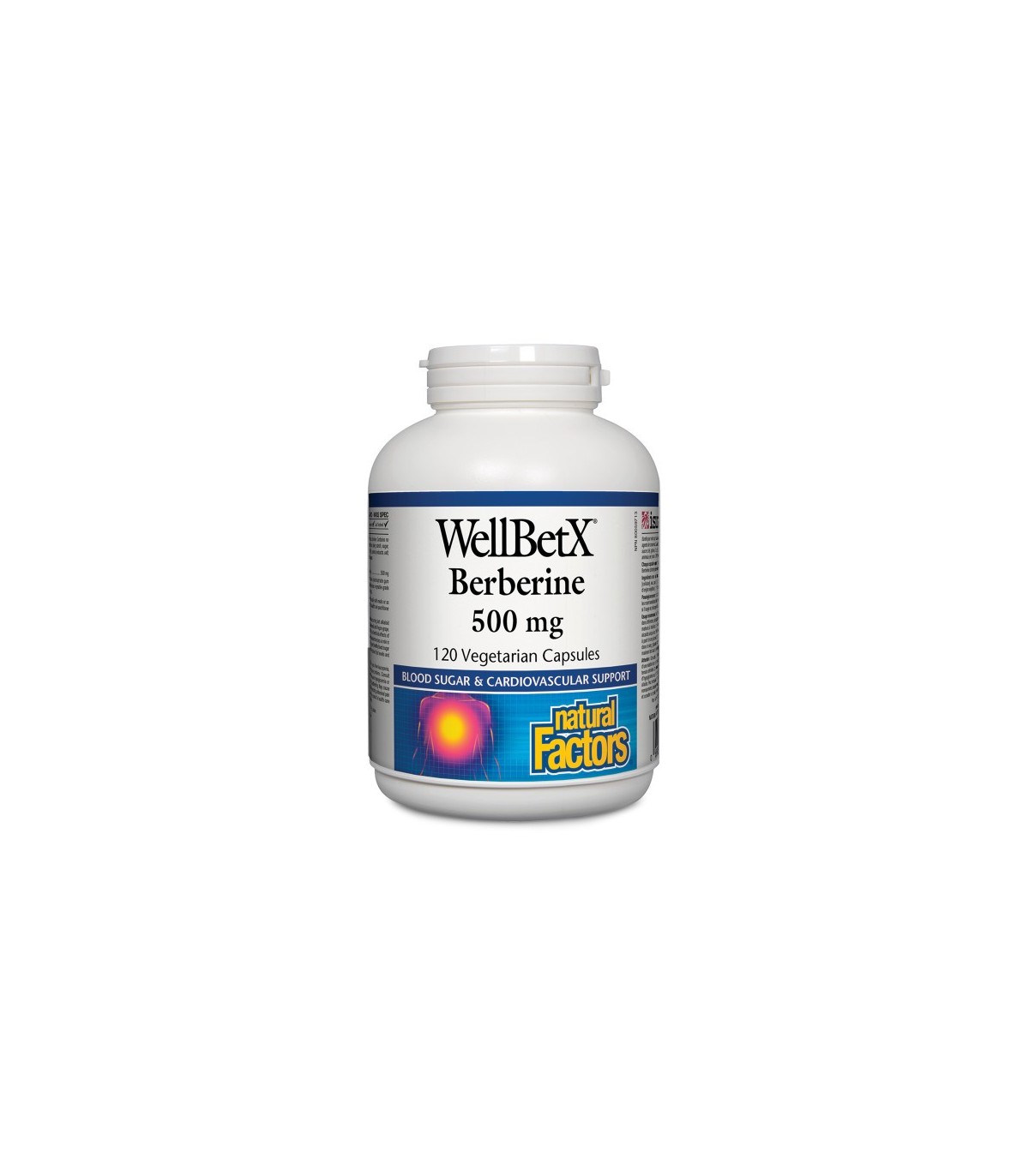 Natural Factors WellBetX Berberine 500 mg, 120 Vegetarian Capsules | Unbeatable Prices, Daily Deals | VITASHOP