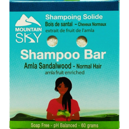 Mountain Sky Amla Sandalwood Barre de shampooing 60g |Prix imbattables, produits quotidiens |MISUMI