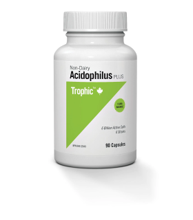 Trophic Vitamins Acidophilus Plus Non-Dairy 6Billion 90 Capsules | Unbeatable Prices, Daily Deals | VITASHOP