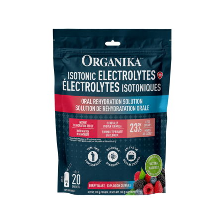 Organika ELECTROLYTES ISOTONIC FOR ADULTS BERRY BLAST 6.5 G 20BAG