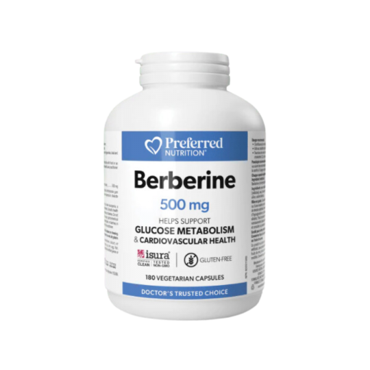 Preferred Nutrition Berberine 500mg 240 Vegi Capsules | Unbeatable Prices, Daily Deals | VITASHOP