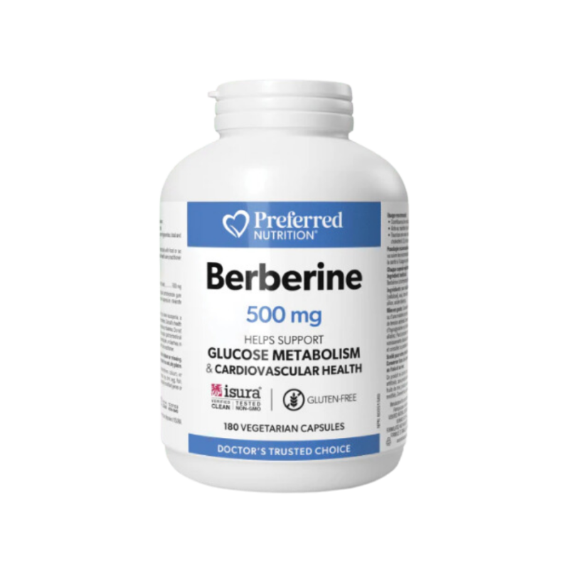 Preferred Nutrition Berberine 500mg 240 Vegi Capsules | 每天不同折扣, 全网最低价格 | 种类齐全的保健品店铺 VITASHOP, 只有你想不到, 没有你买不到 !