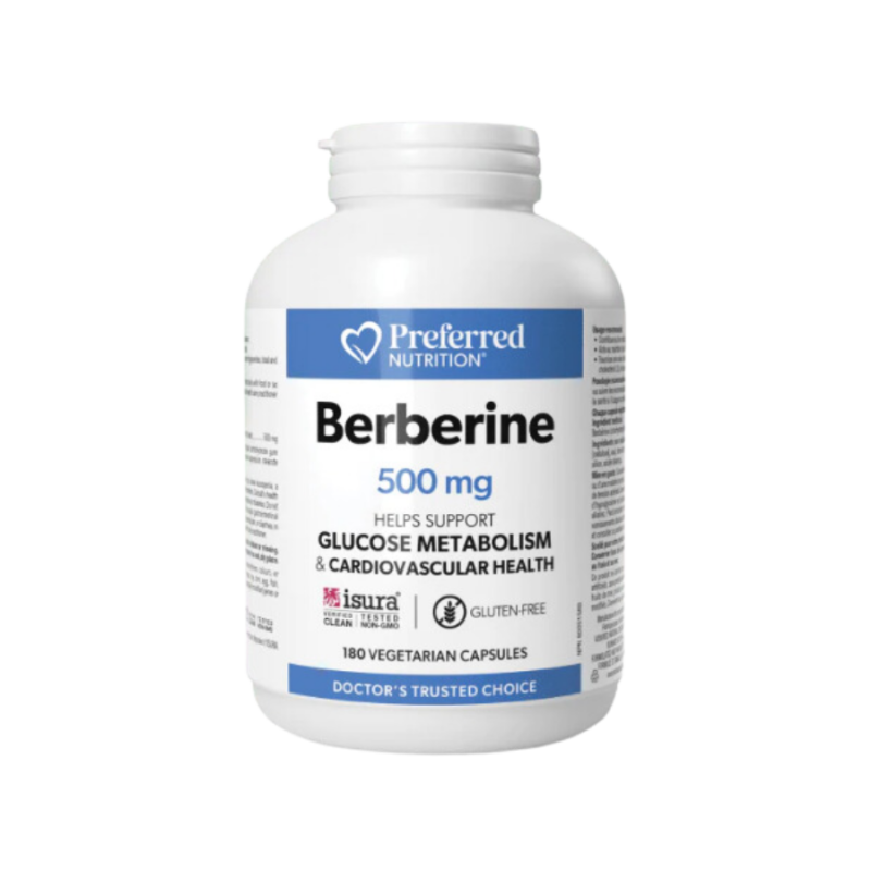 Preferred Nutrition Berberine 500mg 240 Vegi Capsules | Unbeatable Prices, Daily Deals | VITASHOP