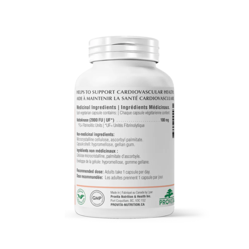 Nattokinase 2000FU 60 DR Vegi Capsules | Safest & Easiest Shopping Vitamins Online | VITASHOP