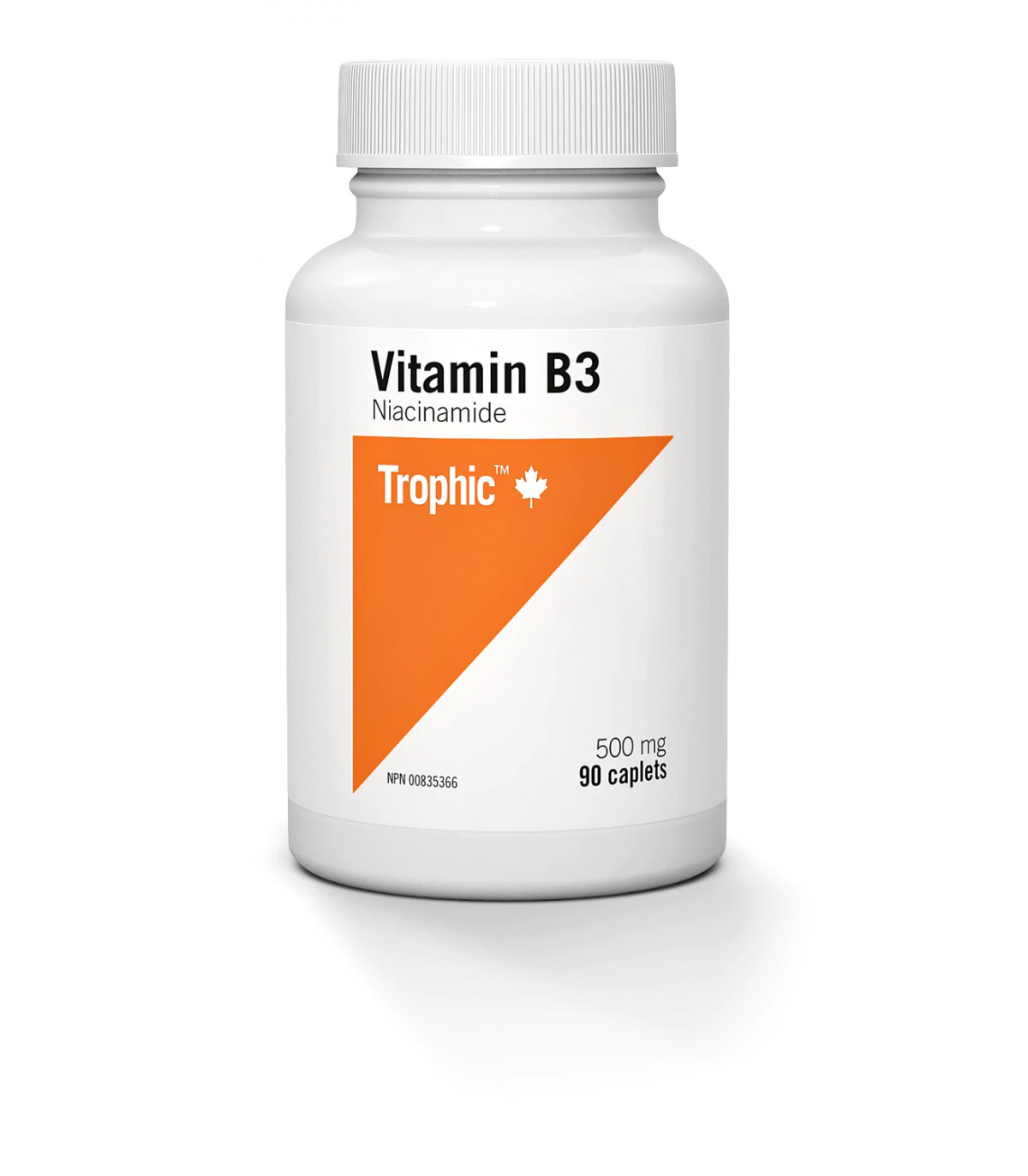 Trophic Vitamins Vitamin B3 500 mg 90 Caplets | Unbeatable Prices, Daily Deals | VITASHOP