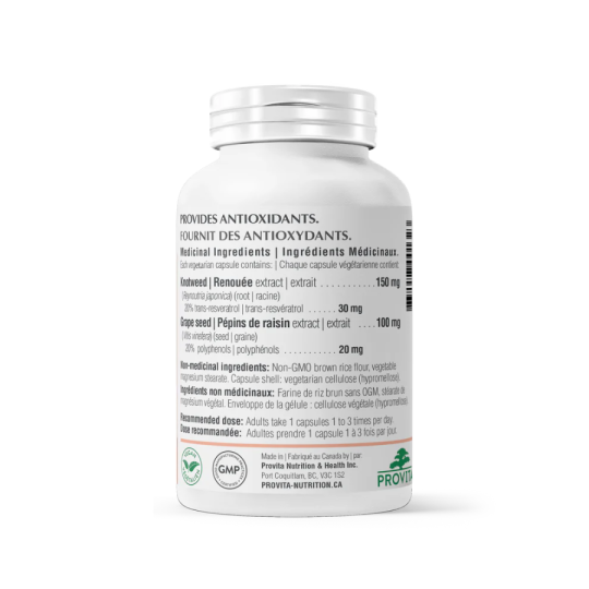 PROVITA Resveratrol Forte 90 Capsules | Unbeatable Prices, Daily Deals | VITASHOP