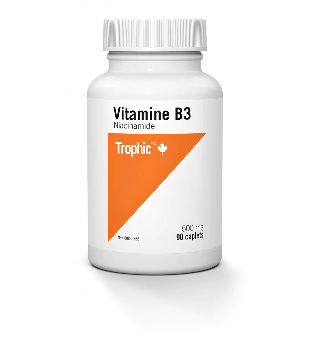 Trophic Vitamins Vitamin B3 500 mg 90 Caplets | Unbeatable Prices, Daily Deals | VITASHOP