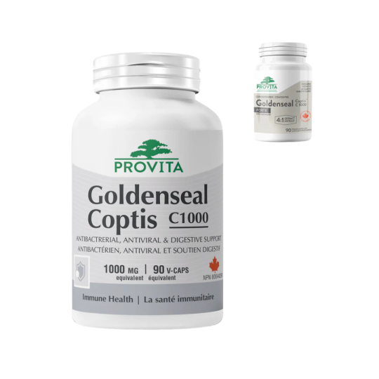 Goldenseal Coptis C1000 90 Capsules | Safest & Easiest Shopping Vitamins Online | VITASHOP