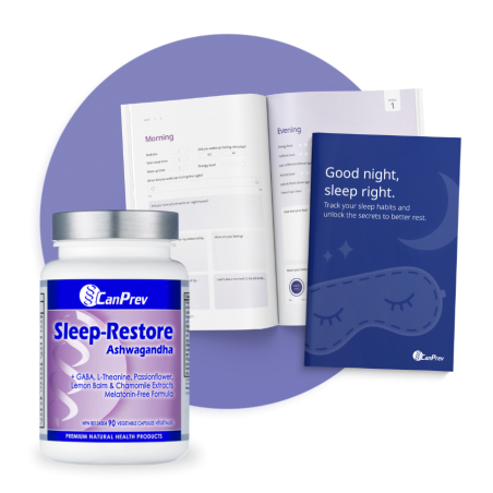 CanPrev Sleep-Restore Ashwagandha 90 Vegetable Capsules | Unbeatable Prices, Daily Deals | VITASHOP