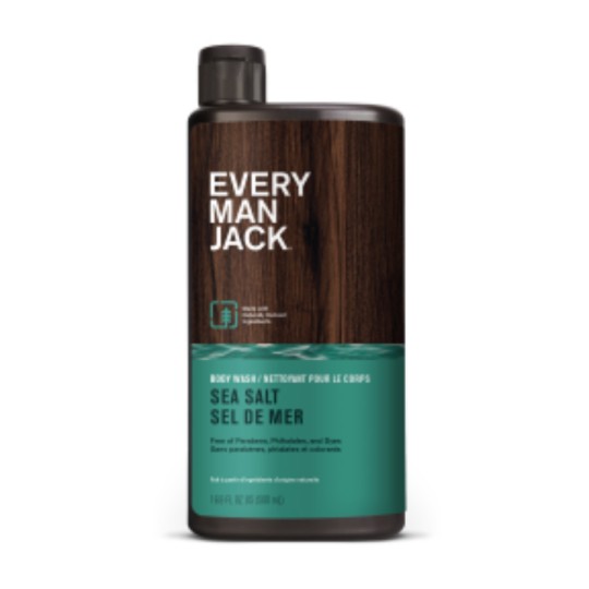 Every Man Jack Body Wash Sea Salt 500 ml | Unbeatable Prices, Daily Deals | VITASHOP
