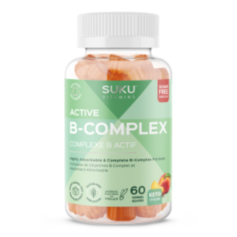 SUKU Vitamins Active B-Complex 60 Gummies