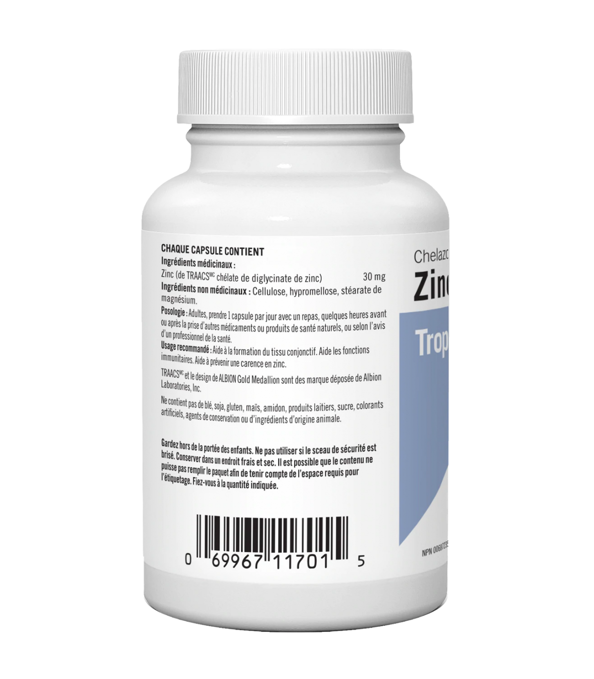 Zinc Chelazome 30 mg 60 Vegi Capsules | Safest & Easiest Shopping Vitamins Online | VITASHOP