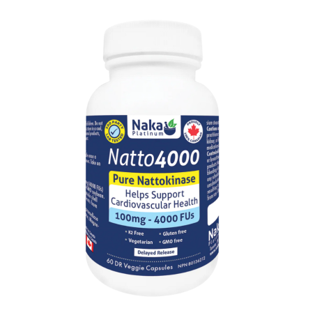 NAKA Platinum Nattokinase 4000 FU 60 gélules DR