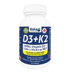 Naka Platinum D3+K2 150 Softgels | Unbeatable Prices, Daily Deals | VITASHOP