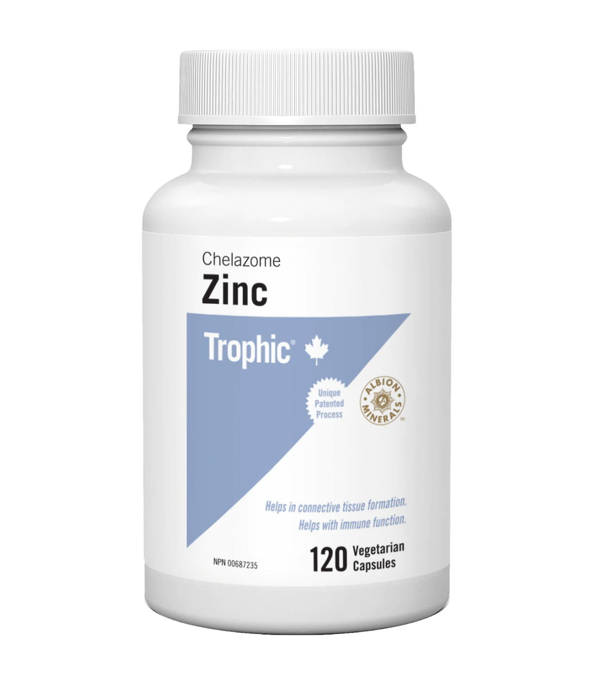 Trophic Vitamins 트로픽 비타민즈 아연 첼라좀 30mg 120 식물성 캡슐 | 매일 업데이트되는 특가 상품 | VITASHOP