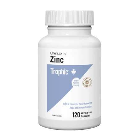 Trophic Vitamins 트로픽 비타민즈 아연 첼라좀 30mg 120 식물성 캡슐 | 매일 업데이트되는 특가 상품 | VITASHOP