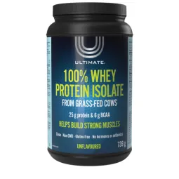 Ultimate 100% Whey Protein Isolate Powder Unflavoured