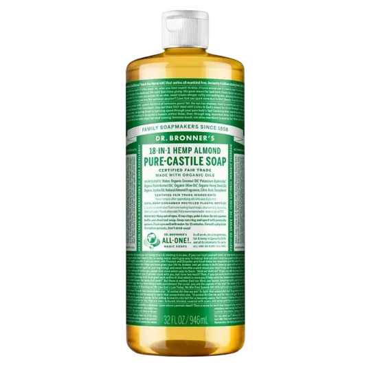 Dr. Bronner's 닥터 브로너스 아몬드 퓨어 카스티야 리퀴드 솝 946ml | 매일 업데이트되는 특가 상품 | VITASHOP