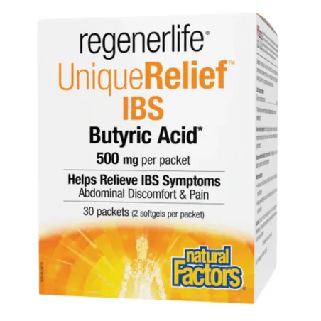 Natural Factors 유니크 릴리프 IBS 부티르산 500 mg