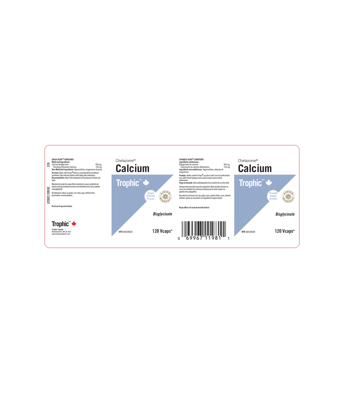 Calcium Chelazome 120 Vegi Capsules | Safest & Easiest Shopping Vitamins Online | VITASHOP