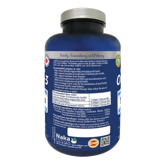 NAKA Platinum Norwegian Omega-3 - 80 softgels