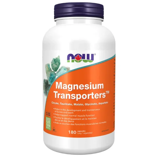 NOW Foods Magnesium Transporters™ Veg Capsules