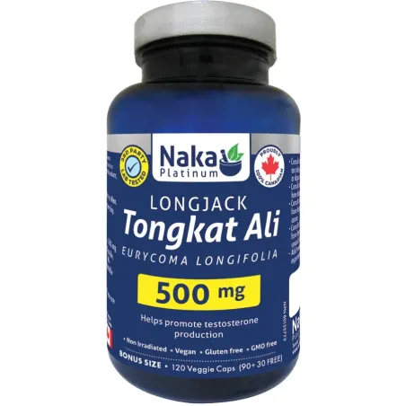 Naka Platinum Tongkat Ali 120 Veg Capsules