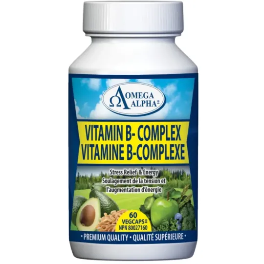 Omega Alpha Vitamin B-Complex 60 Veg Capsules | Unbeatable Prices, Daily Deals | VITASHOP