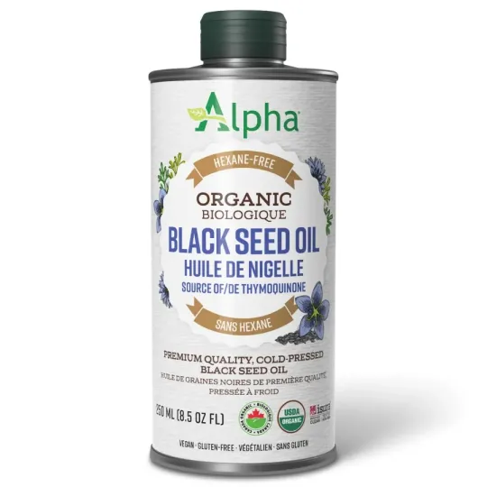 Alpha Health Products 유기농 블랙시드 오일 250mL