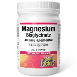 Natural Factors Magnesium Bisglycinate 400 mg