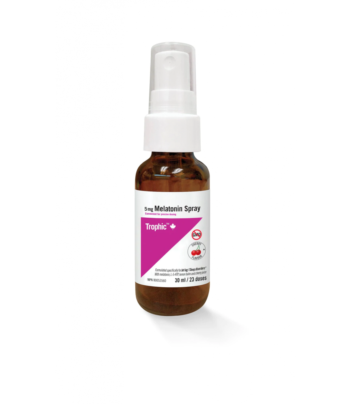 Melatonin Spray 5 mg,  Cherry 30 ml | Safest & Easiest Shopping Vitamins Online | VITASHOP