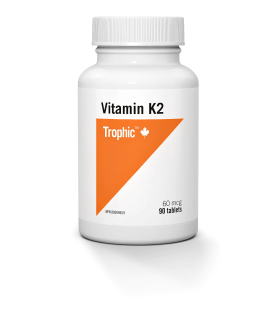 Trophic Vitamins Vitamin K2 MK4 60 mcg 90 Tablets | Unbeatable Prices, Daily Deals | VITASHOP