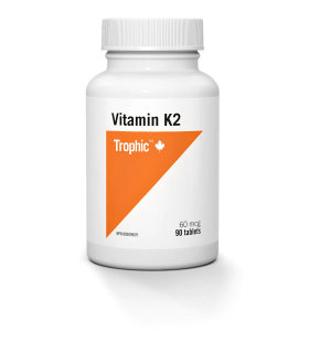 Trophic Vitamins Vitamin K2 MK4 60 mcg 90 Tablets | Unbeatable Prices, Daily Deals | VITASHOP