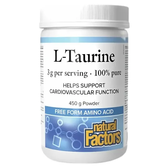 Natural Factors L-타우린 분말 450g | 최고의 가격, 데일리 특가 | VITASHOP