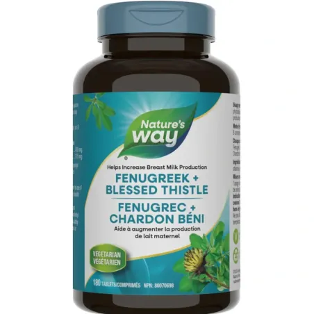 Fenugreek+ Blessed Thistle 180 Tablets | Safest & Easiest Shopping Vitamins Online | VITASHOP