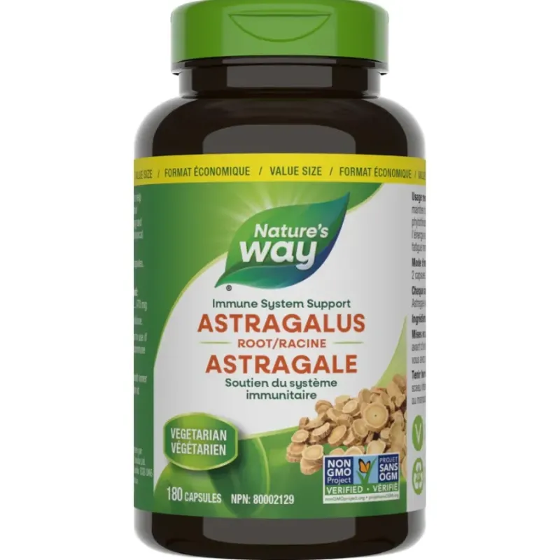 Astragalus Root 180 Vegi Capsules | Safest & Easiest Shopping Vitamins Online | VITASHOP