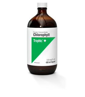 Trophic Vitamins Chlorophyll 100 mg Liquid 450 ml | Unbeatable Prices, Daily Deals | VITASHOP